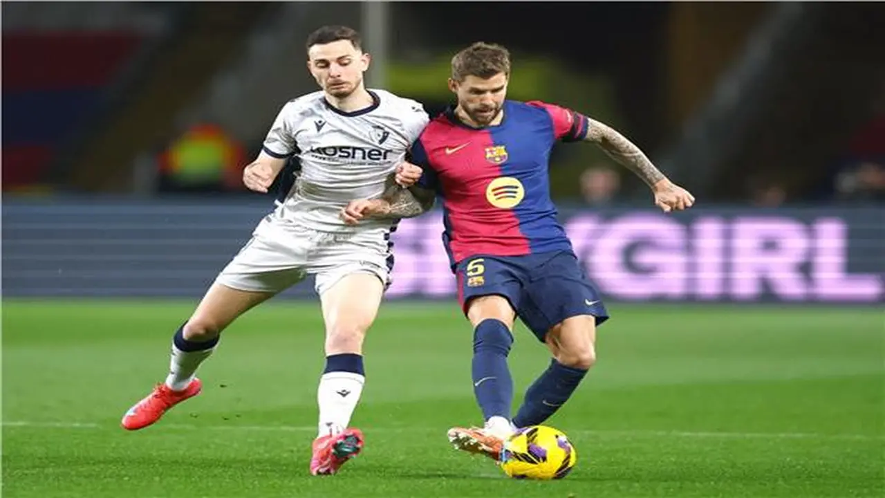 اللقاء المنتظر.. موعد برشلونة وأوساسونا في الليغا الإسبانية 2025 والقنوات الناقلة